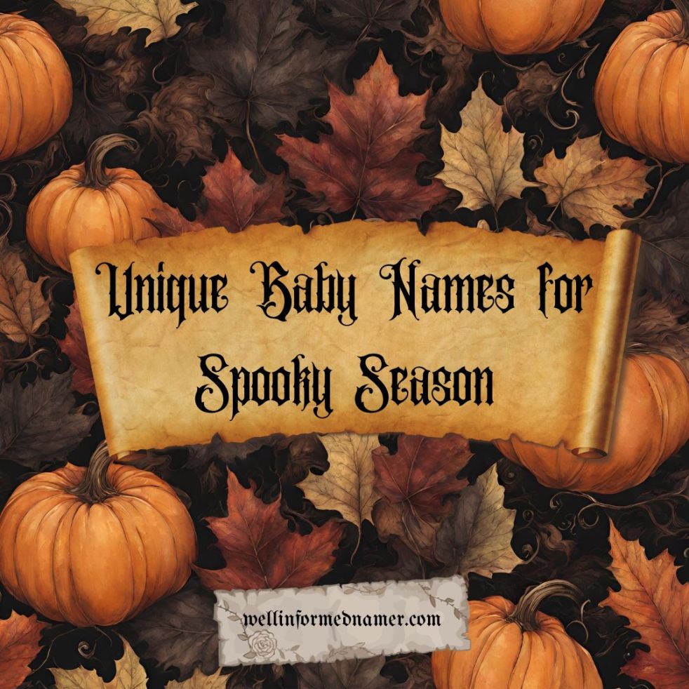 Unique Baby Names for Spooky Season.